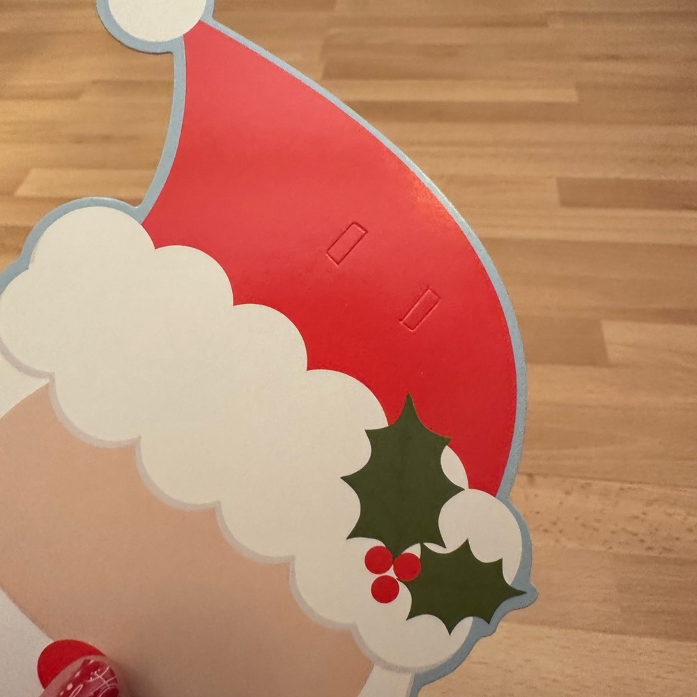 Cardstock customizable Santa - Picture 4 of 6